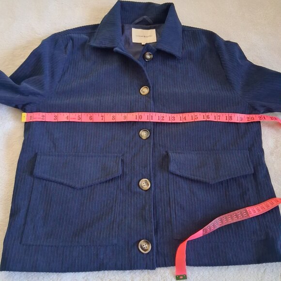 Thread & Supply Women's Size Small Navy Blue Hughes Lightweight Jacket - Picture 13 of 15